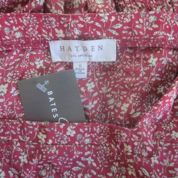 NEW! Hayden Los Angeles Womens Size S Floral Print Midi Modest Prairie Dress - Picture 13 of 14